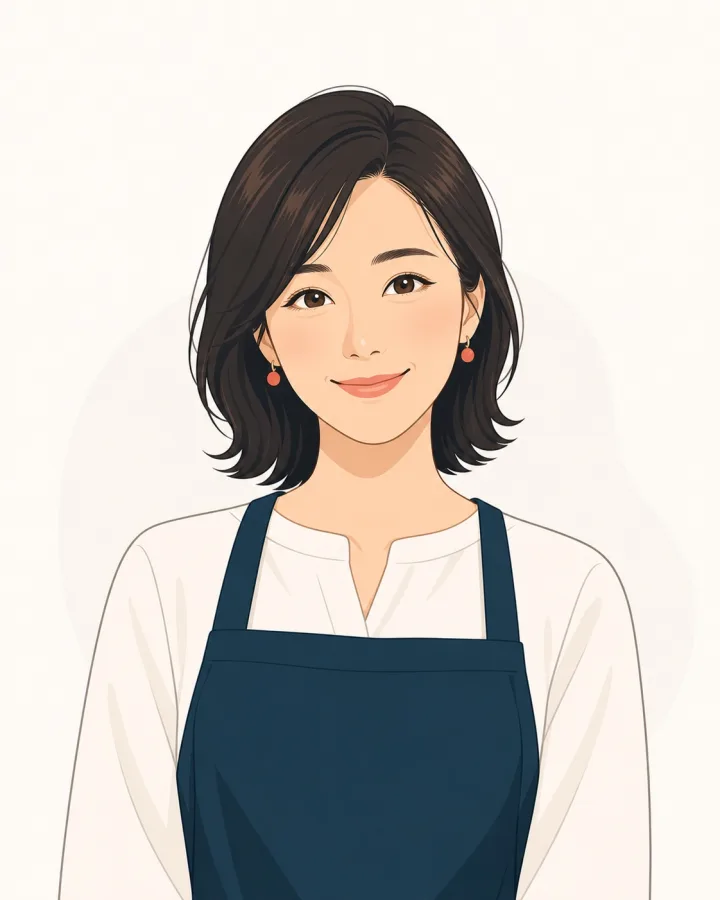 サロンオーナーの顔イラスト